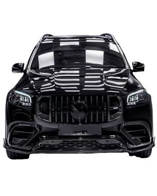메르세데스 X167 GLS450 탄소섬유 보디 키트 GLS 업그레이드 BS 스타일 앞 입술 확산 스포일러 와이드보디 키트