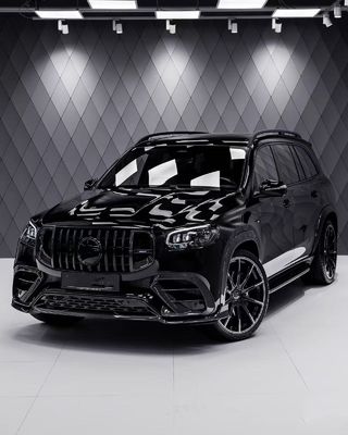 메르세데스 X167 GLS450 탄소섬유 보디 키트 GLS 업그레이드 BS 스타일 앞 입술 확산 스포일러 와이드보디 키트