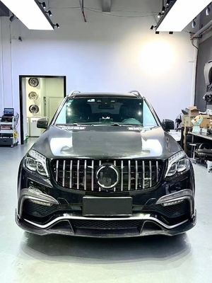 X166 메르세데스 와이드 보디 키트 GLS450 GLS63 2015 앞 입술 스포일러 와이드 보디 키트