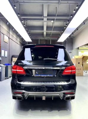 X166 메르세데스 와이드 보디 키트 GLS450 GLS63 2015 앞 입술 스포일러 와이드 보디 키트