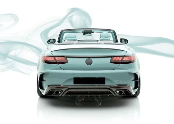S63 쿠페 메르세데스 벤츠 바디 키트 MSY 스타일 2012 - 2019 자동차 배머 스포일러