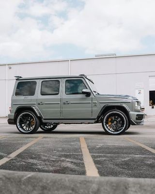 G500 G63 메르세데스 스프린터 바디 키트 VOS 스타일 다이 프론트 립 스포일러 휠 아치