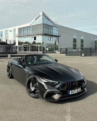 SL63 메르세데스 벤츠 SL 보디 키트 2015 - 2016 BS 스타일 후드 스포일러 앞 입술 확산기